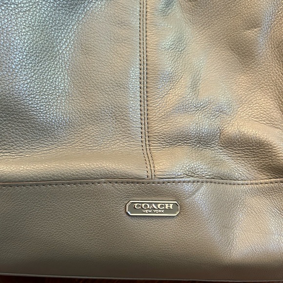 Coach green leather bag - Picture 3 of 13